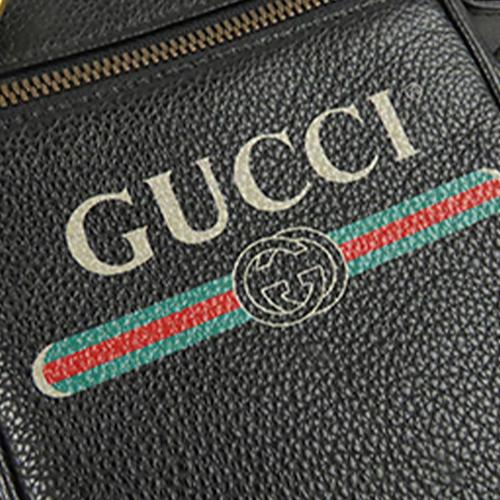 Gucci Logo Leather Crossbody Bag