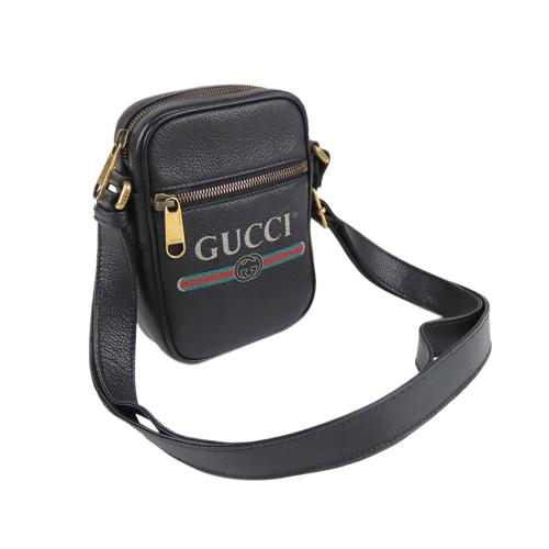 Gucci Logo Leather Crossbody Bag