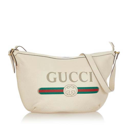 Gucci Logo Leather Shoulder Bag