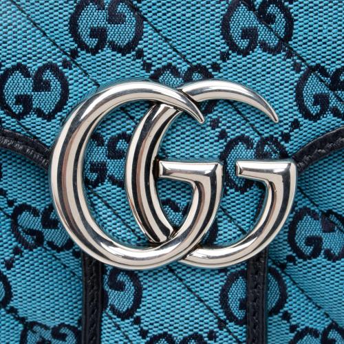 Gucci Matelasse GG Canvas Marmont Small Shoulder Flap Bag