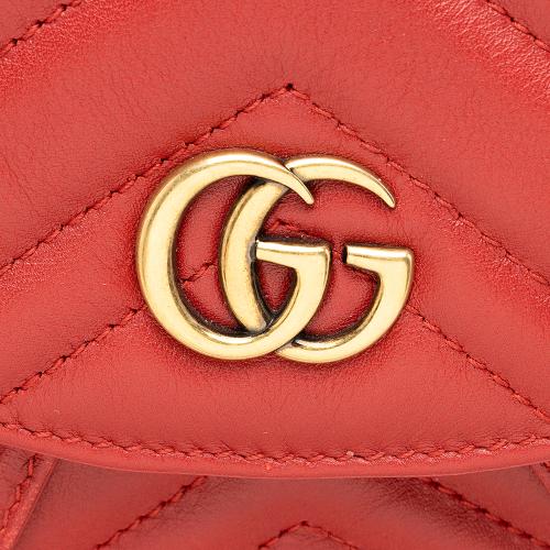 Gucci Matelasse Leather GG Marmont Backpack