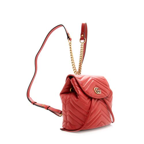 Gucci Matelasse Leather GG Marmont Backpack