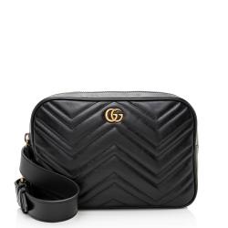 Gucci Matelasse Leather GG Marmont Large Belt Bag - Size 32 / 80