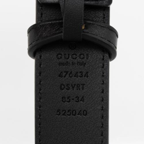 Gucci 525040 GG Logo Buckle Belt