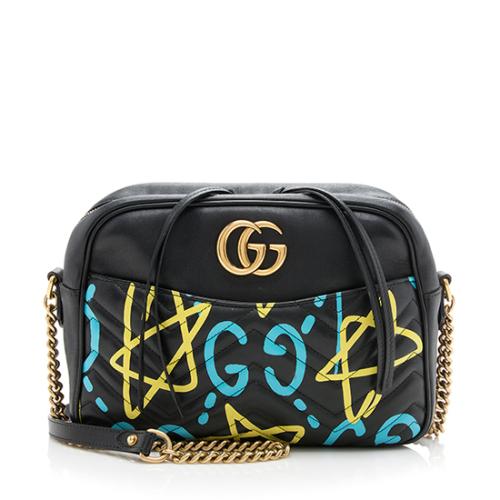 Gucci Matelasse Leather GG Marmont Gucci Ghost Medium Shoulder Bag
