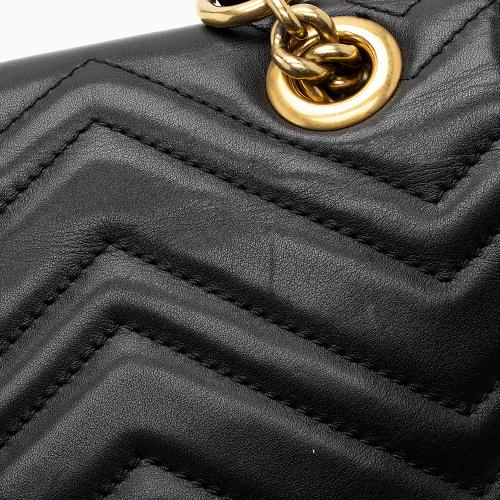 Gucci Matelasse Leather GG Marmont Medium Shoulder Bag