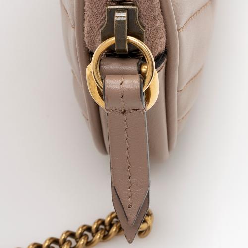 Gucci Matelasse Leather GG Marmont East West Mini Bag