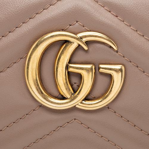 Gucci Matelasse Leather GG Marmont East West Mini Bag