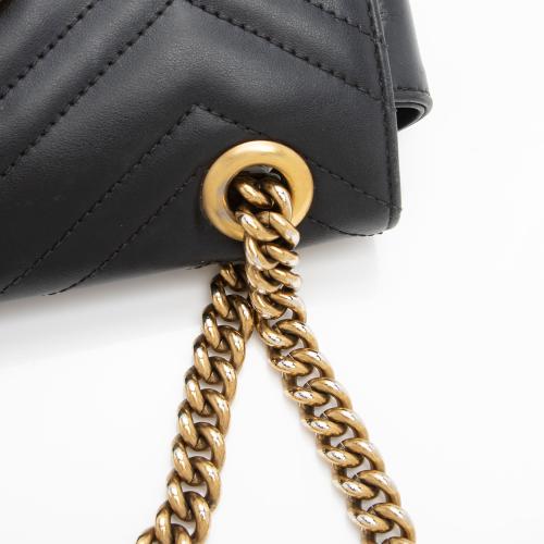 Gucci Matelasse Leather GG Marmont Mini Flap Bag