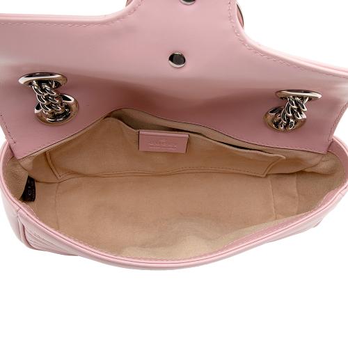 Gucci Matelasse Leather GG Marmont Mini Flap Bag