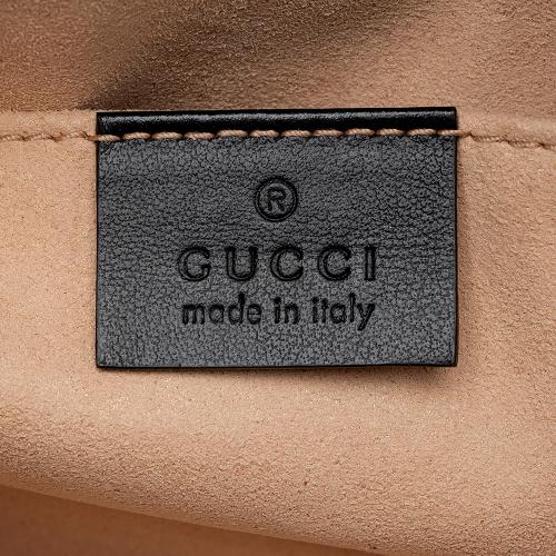 Gucci Matelasse Leather GG Marmont Mini Shoulder Bag