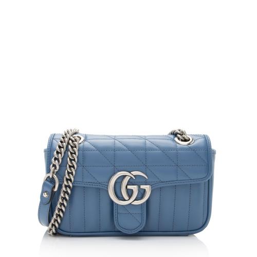 Gucci Mixed Matelasse Leather GG Marmont Mini Flap Bag