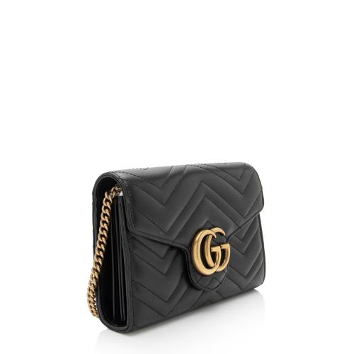 Jumbo GG coin wallet in black leather