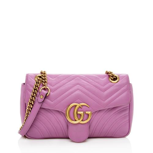 Gucci Matelasse Leather GG Marmont Small Bag