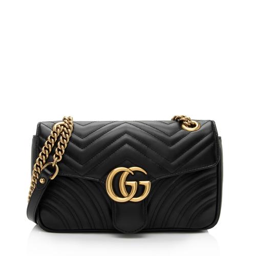 Gucci Matelasse Leather GG Marmont Small Bag