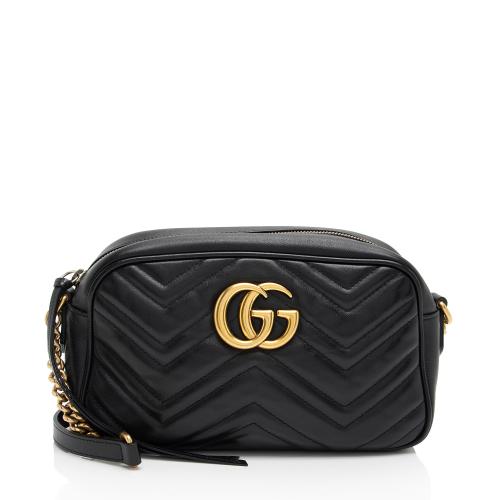 Gucci Matelasse Leather GG Marmont Small Shoulder Bag