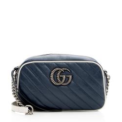 Gucci Matelasse Leather GG Marmont Small Torchon Shoulder Bag
