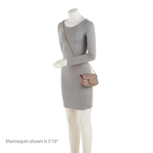Gucci Matelasse Leather GG Marmont Super Mini Flap Bag - FINAL SALE