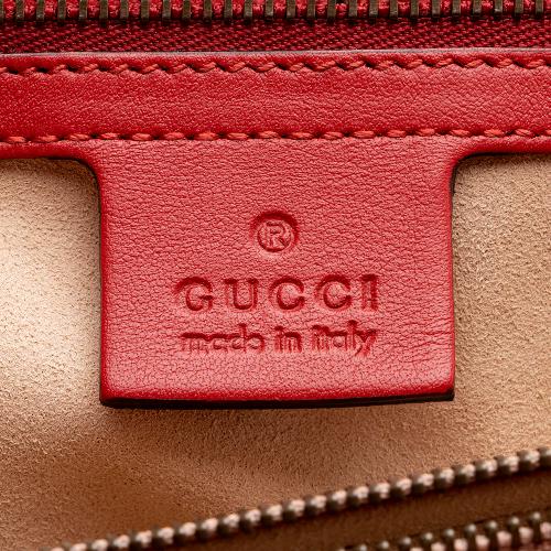 Gucci Matelasse Leather GG Marmont Top Handle Medium Satchel