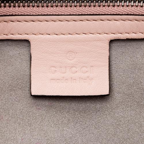 Gucci Matelasse Leather GG Marmont Top Handle Small Satchel
