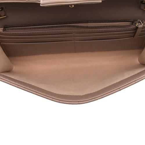 Gucci Matelasse Leather Pearl GG Marmont Mini Chain Bag