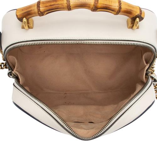 Gucci Matelasse Leather Torchon GG Marmont Bamboo Top Handle