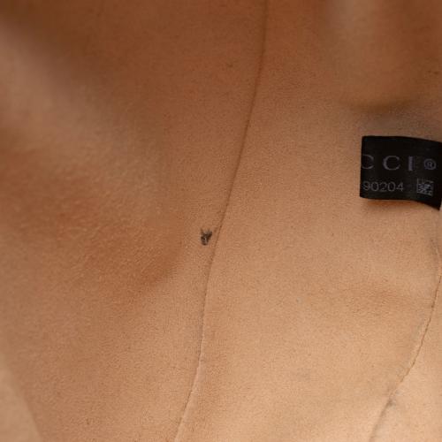 Gucci Matelasse Leather Torchon GG Marmont Round Mini Shoulder Bag