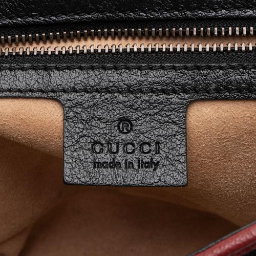 Gucci Matelasse Leather Torchon GG Marmont Small Flap Shoulder Bag