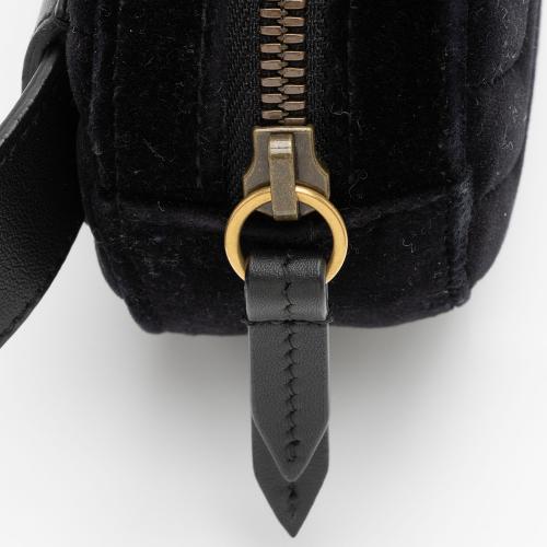 Gucci Matelasse Velvet GG Marmont Belt Bag - Size 30 / 75