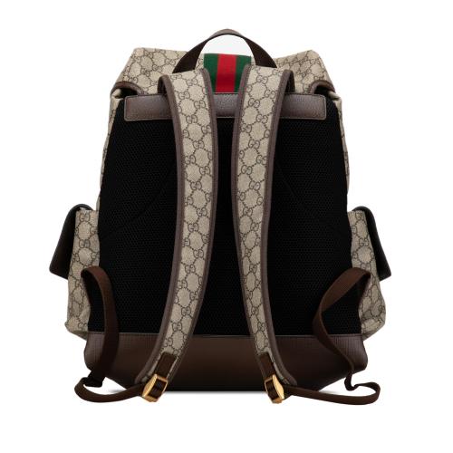Gucci Medium GG Supreme Ophidia Backpack