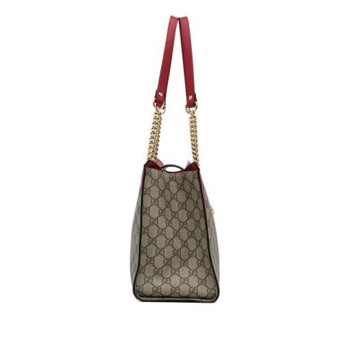 Gucci Medium GG Supreme Padlock Tote Bag