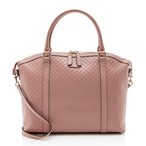 Gucci Microguccissima Leather Dome Large Satchel