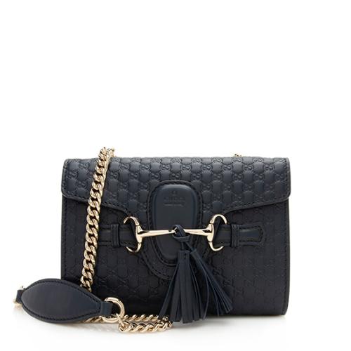 Gucci Microguccissima Leather Emily Mini Shoulder Bag