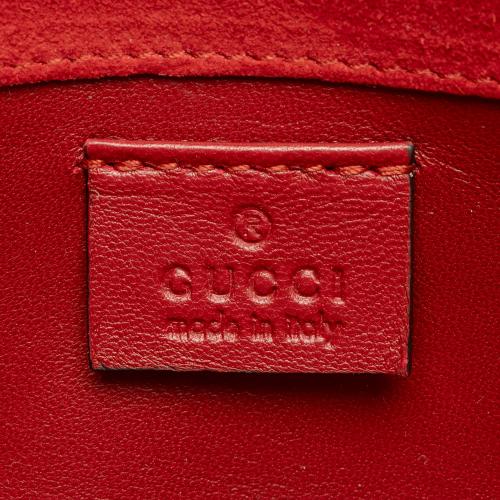 Gucci Microguccissima Patent Leather Broadway Clutch