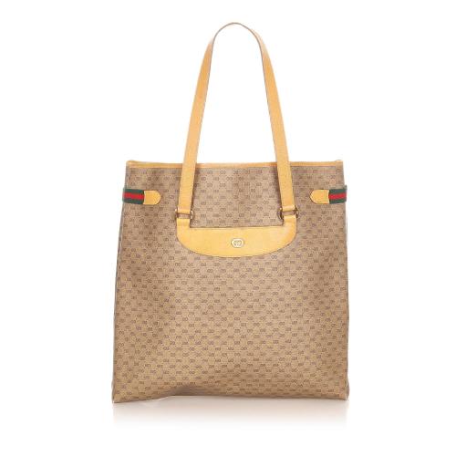 Gucci Microguccissima Web Tote Bag