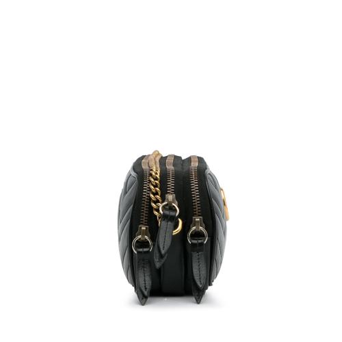 Gucci Mini GG Marmont Triple-Zip Crossbody Bag