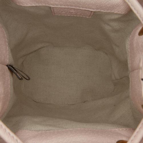 Gucci Mini Jumbo GG Canvas Ophidia Bucket Bag