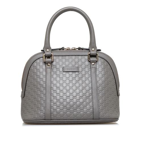 Gucci, Bags, Grey Gucci Microguccissima Mini Dome Bag