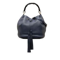 Gucci Miss Bamboo Leather Bucket Bag