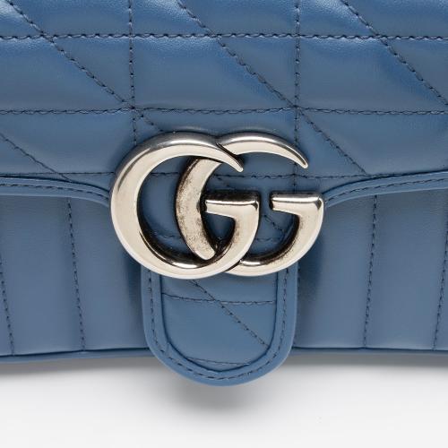 Gucci Mixed Matelasse Leather GG Marmont Mini Flap Bag