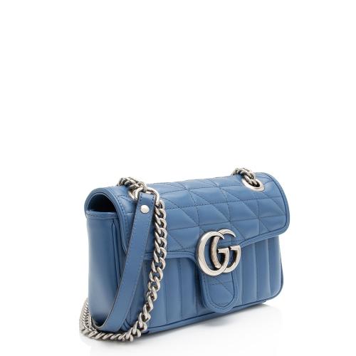 Gucci Mixed Matelasse Leather GG Marmont Mini Flap Bag