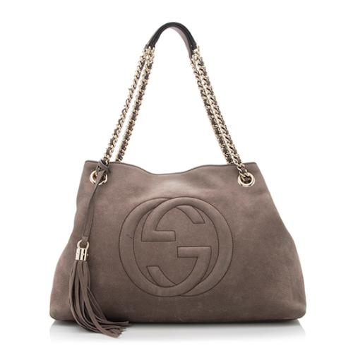 Gucci Nubuck Leather Soho Medium Shoulder Bag - FINAL SALE