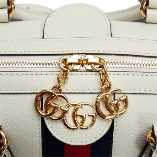 Gucci White Ophidia Boston