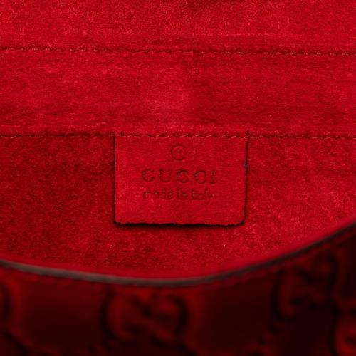 Gucci Patent Guccissima Mayfair Shoulder Bag