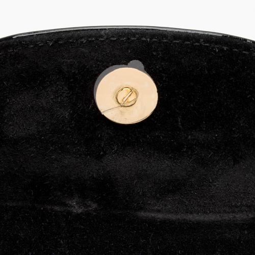 Gucci Patent Leather Bamboo Night Evening Bag