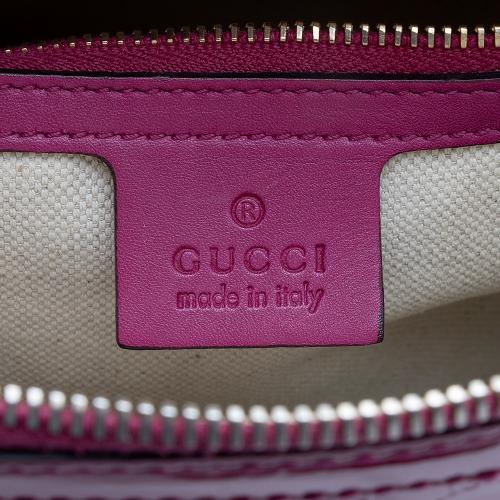 Gucci Microguccissima Patent Leather Nice Satchel