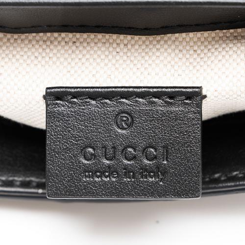 Gucci Perforated GG Embossed Double Belt Bag
