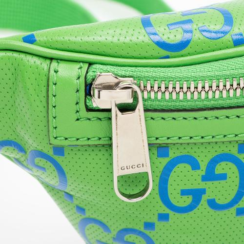 Gucci Perforated GG Leather Belt Bag