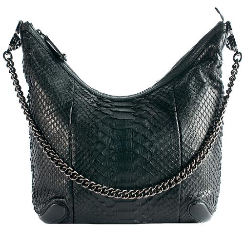 Gucci Python Chain Shoulder Handbag