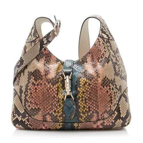 Gucci Python Jackie Shoulder Bag